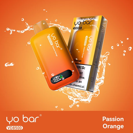 Yo Bar Vape VD8500 - Passion Orange
