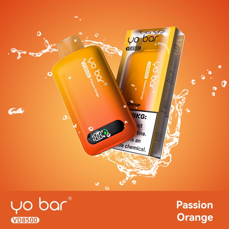 Yo Bar Vape VD8500 - Passion Orange