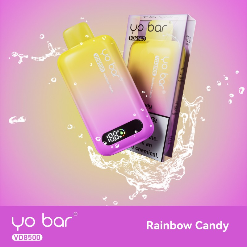 Yo Bar Vape VD8500 - Rainbow Candy