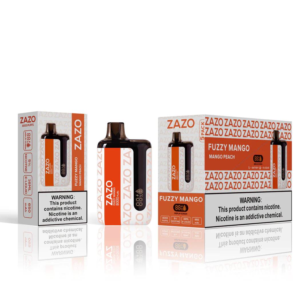 Zazo 8000 Vape - Fuzzy Mango