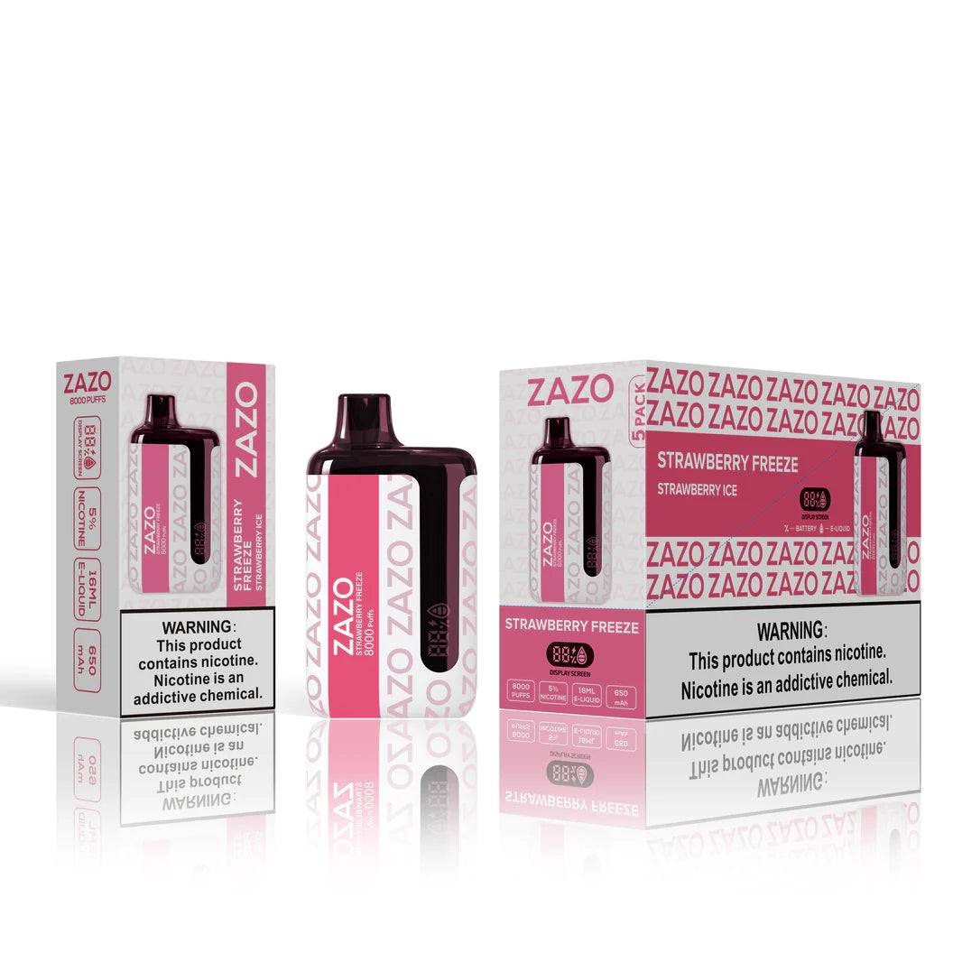 Zazo 8000 Vape - Strawberry Freeze