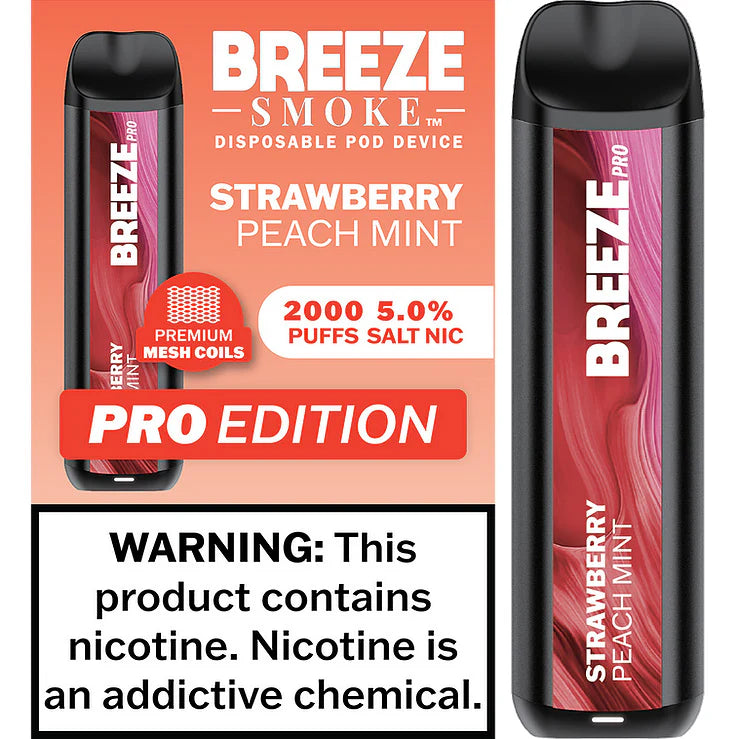 Strawberry Peach Mint Breeze Pro