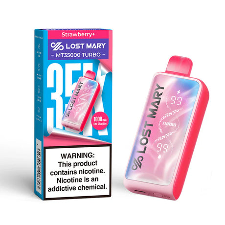 Lost Mary MT35000 Turbo Disposable Vape - Strawberry +